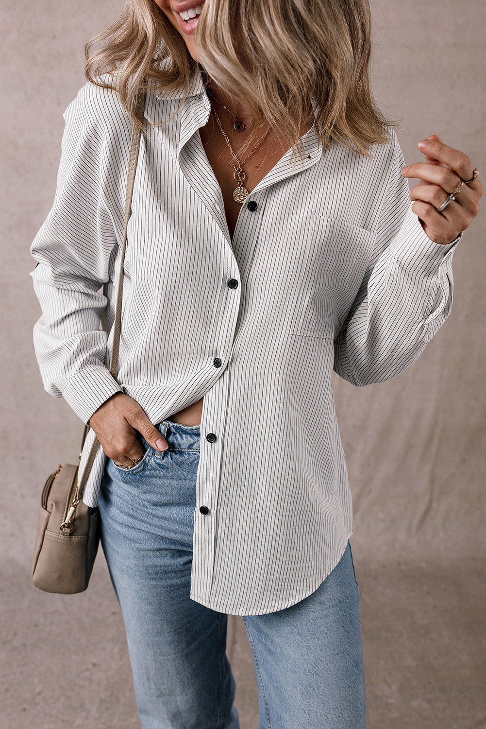 The Avery Relaxed Striped Shirt