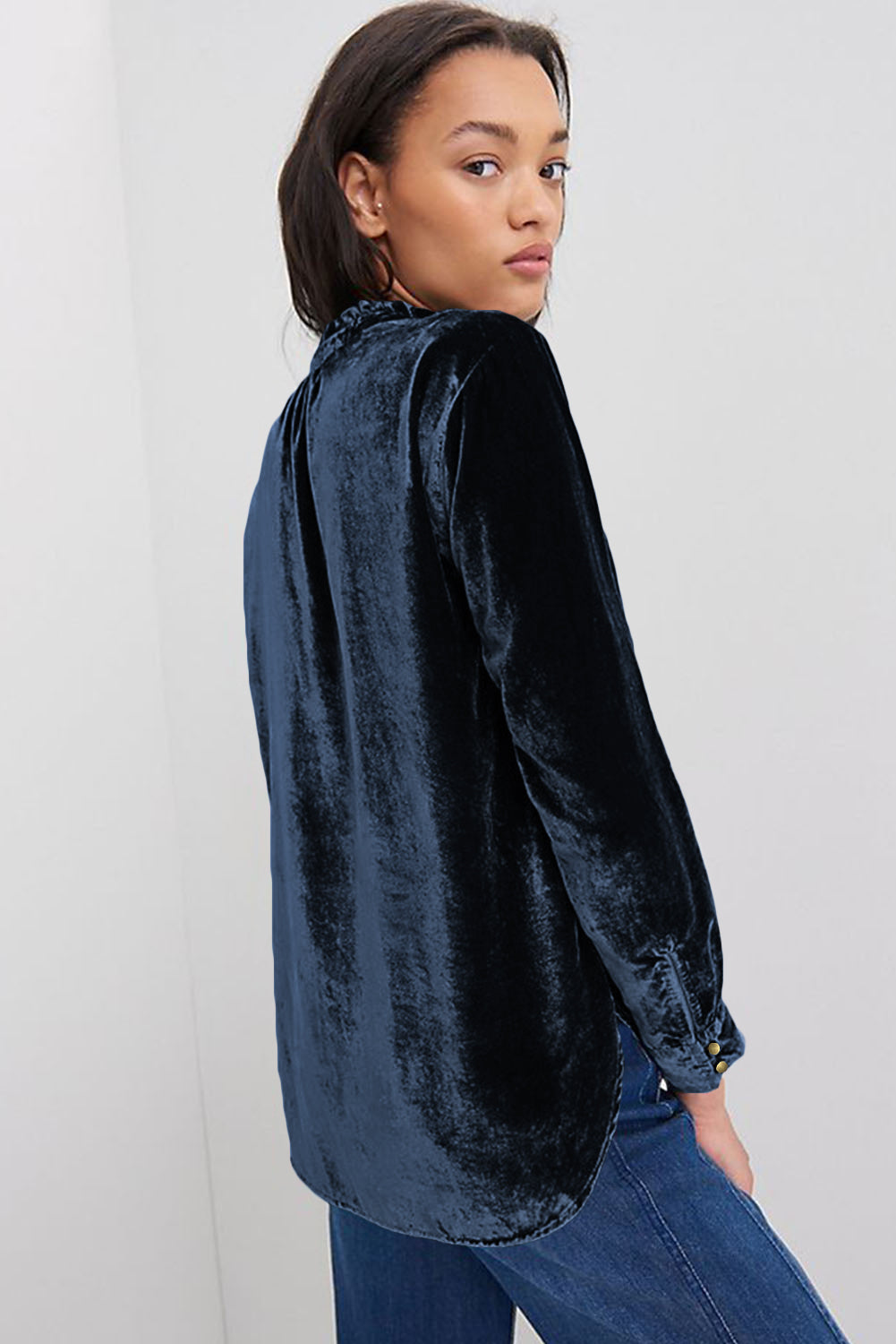 The Vienna Velvet Blouse