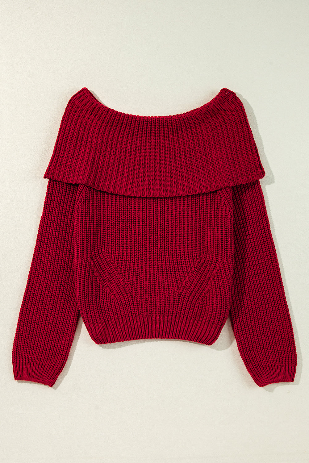 The Scarlett Off-Shoulder Knit Sweater