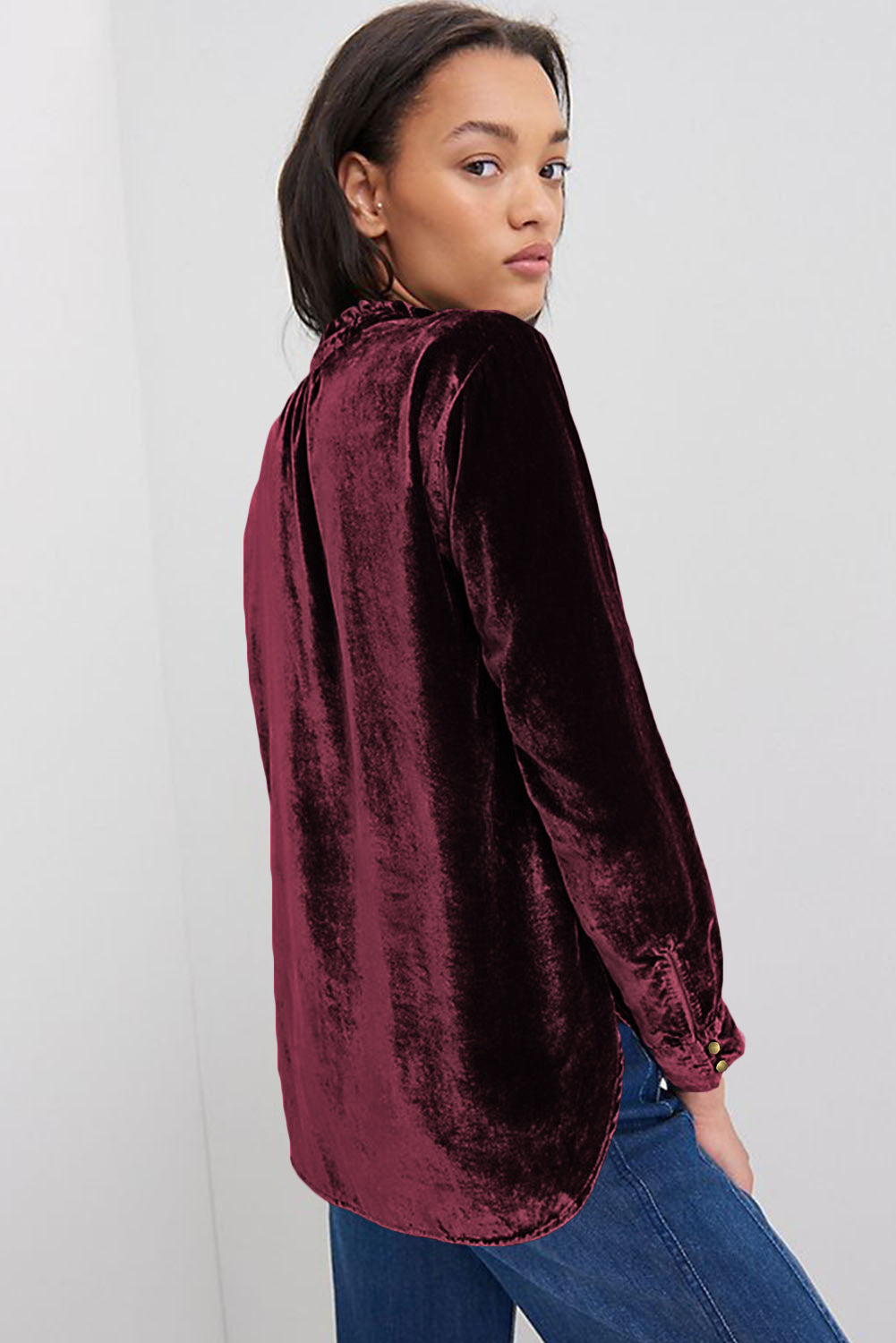 The Vienna Velvet Blouse