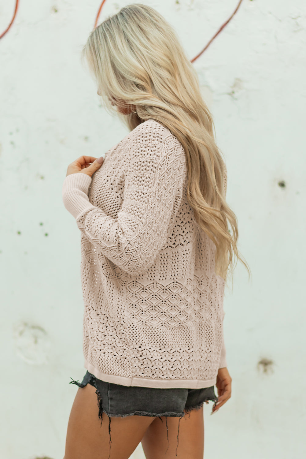 The Sienna Open-Knit Cardigan