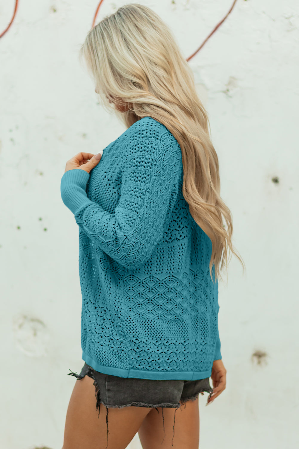 The Sienna Open-Knit Cardigan