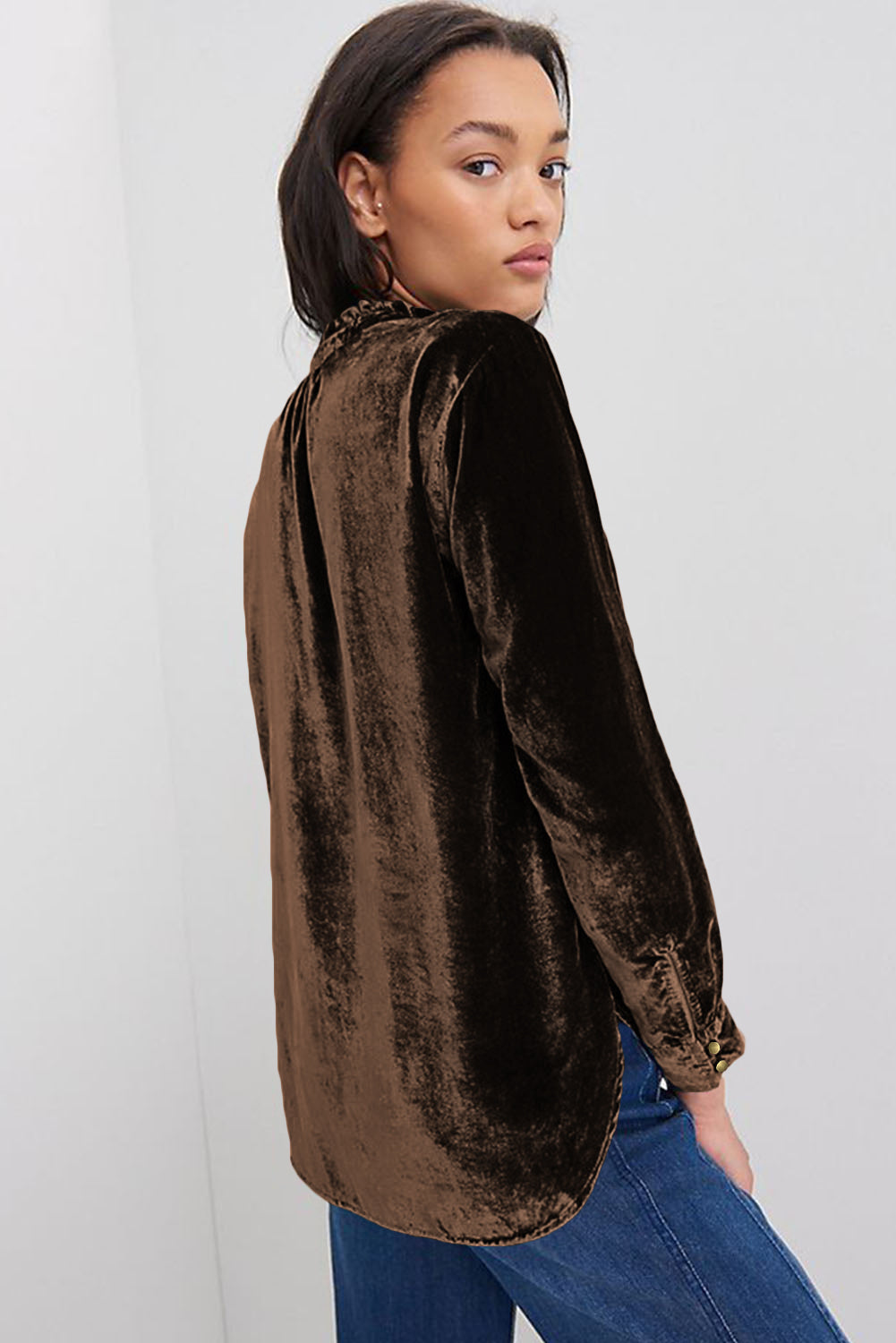 The Vienna Velvet Blouse