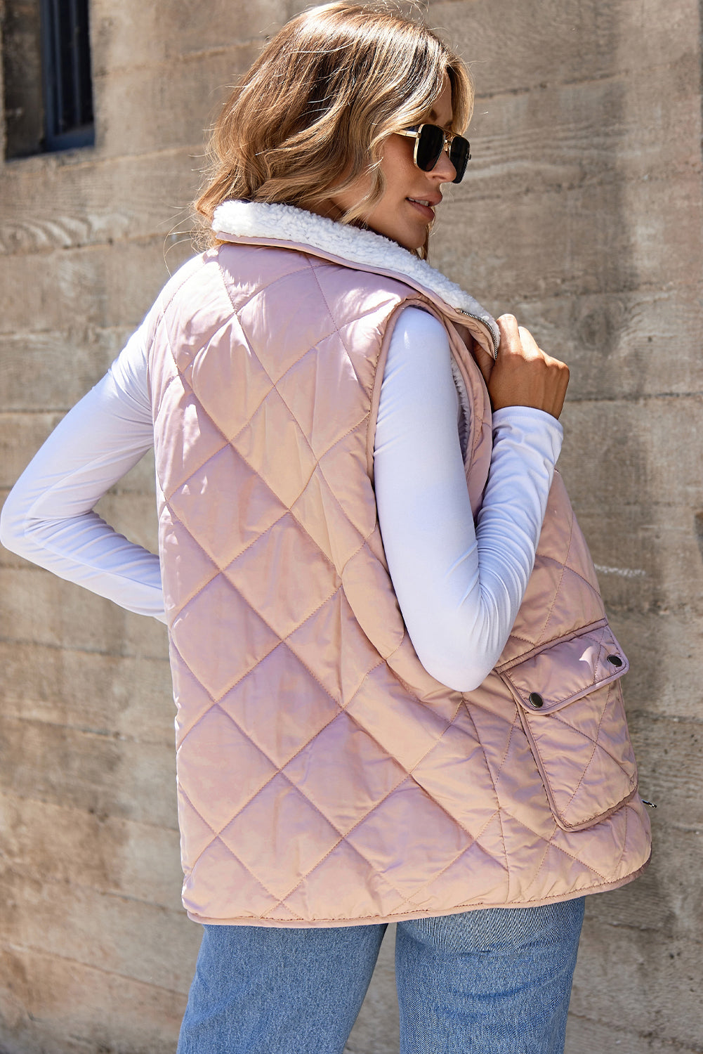 The Aspen Fleece-Lined Quilted Vest