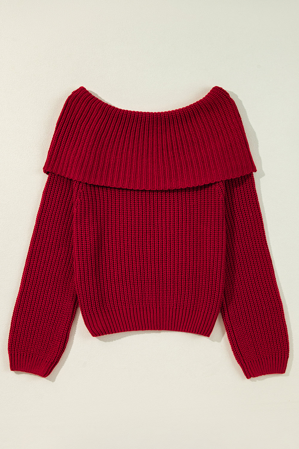 The Scarlett Off-Shoulder Knit Sweater