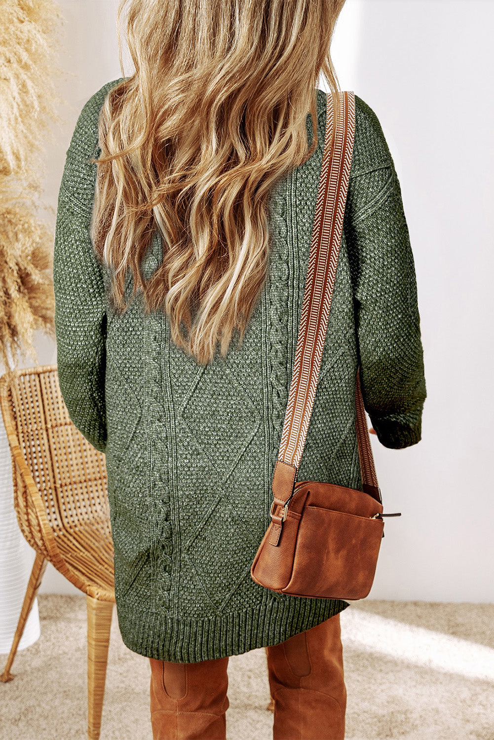 The Harper Cable-Knit Sweater Dress